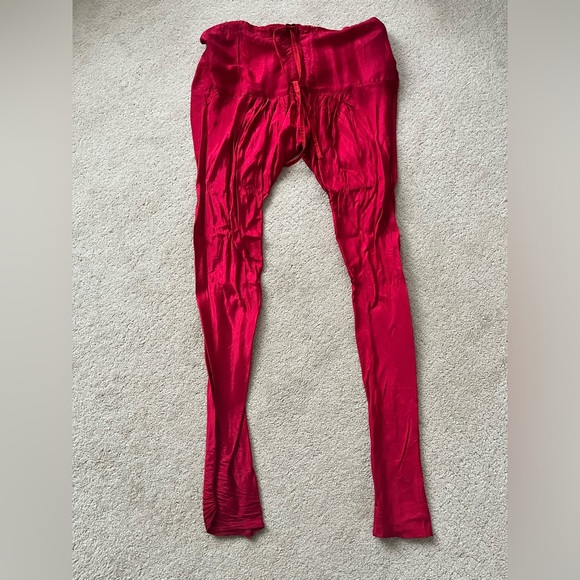 Red/Maroon Anarkali Suit Floor Length Gown - Picture 6 of 6